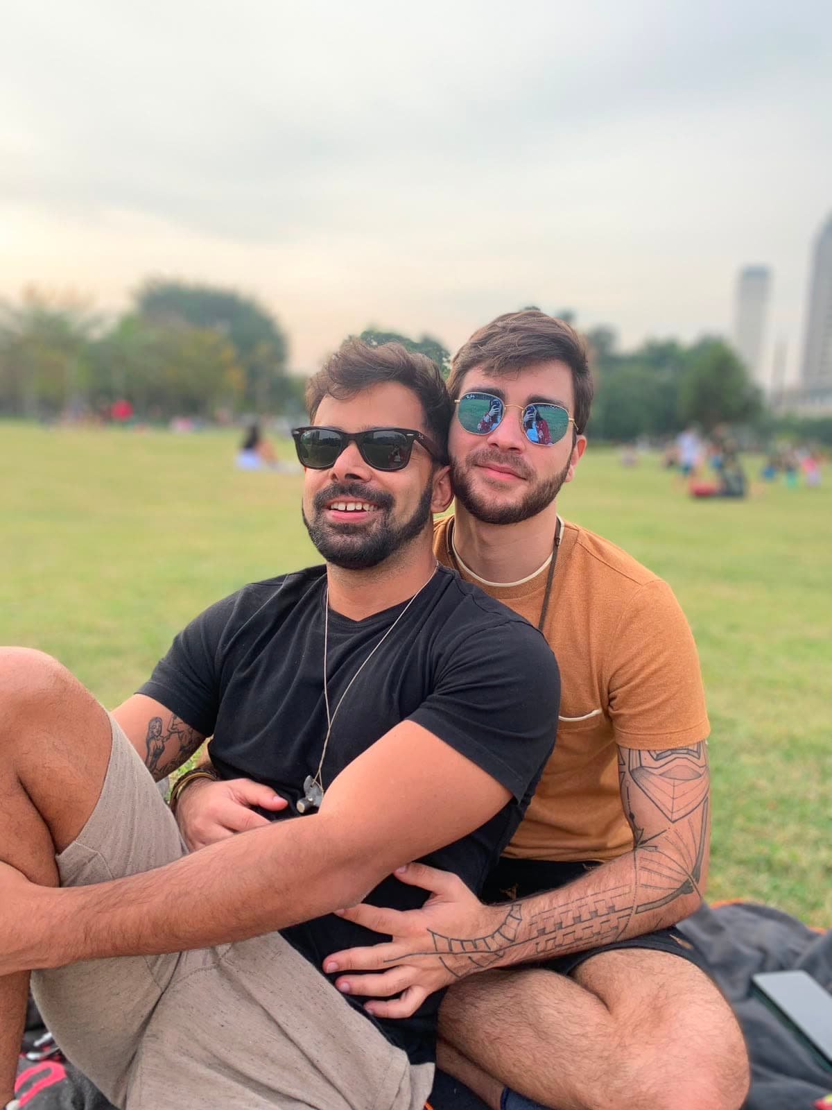 Início do namoro, em SP