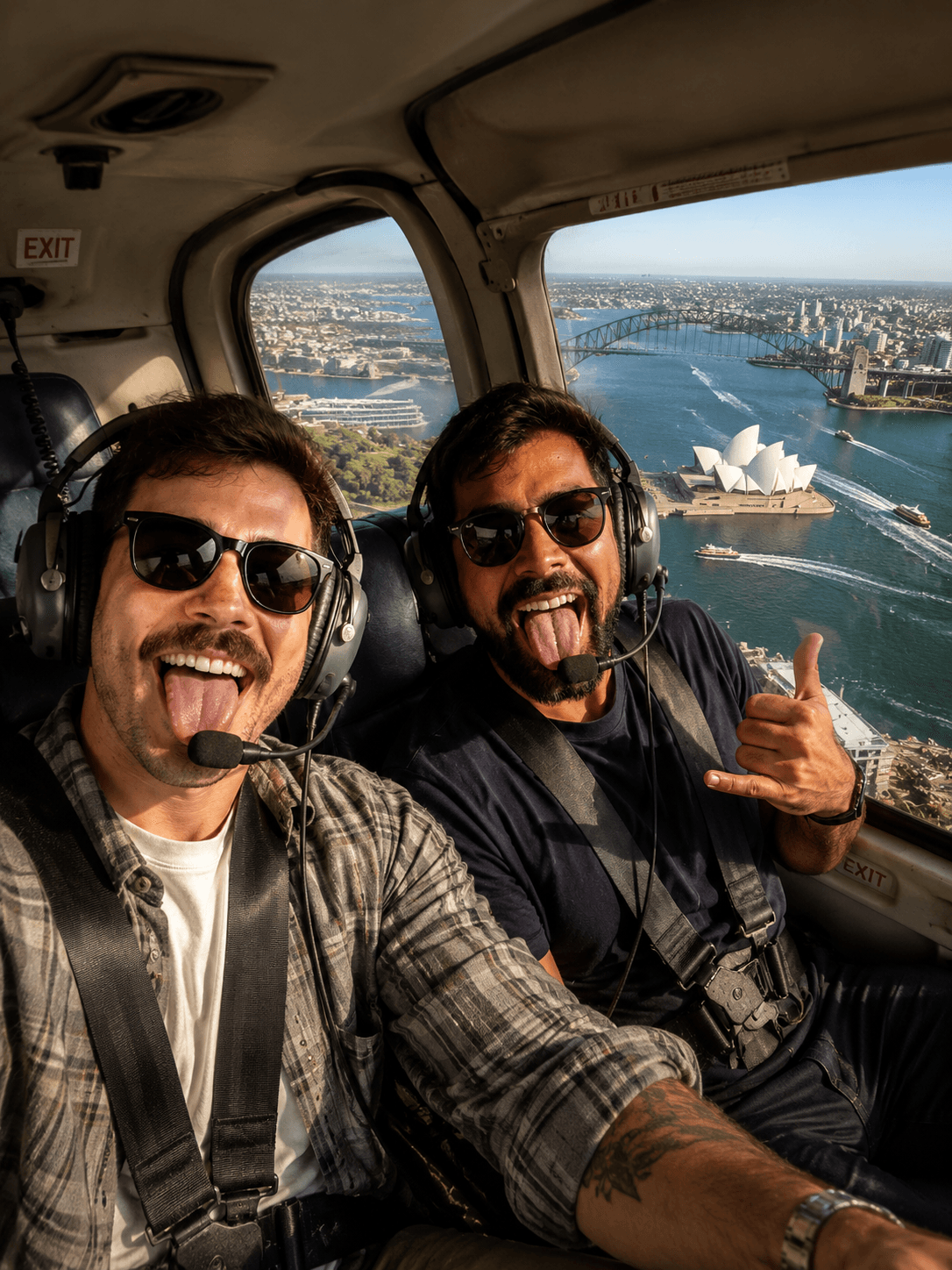 Passeio de helicóptero sobre Sydney
